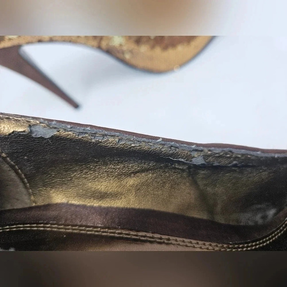 Chinese Laundry Ladybug Sequin Opened Toe Stillettos - Picture 4 of 11